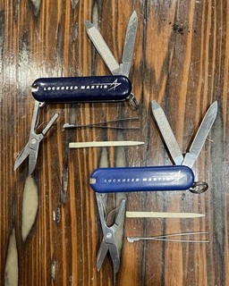 Pair Of Lockheed Martin Swiss Army Knives