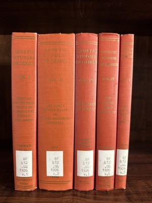 GENETIC STUDIES OF GENIUS - 5 VOLUMES - Stanford University ￼