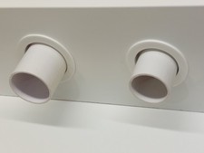 Bathroom Vanity Kitchen Unit Waste Pipe Collar Grommet Flange  Pipe Surround