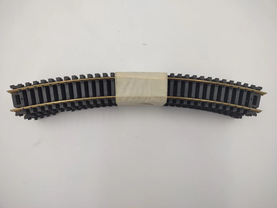 Life-Like HO Scale Curved Brass Track 110pc Lot Radius Model Railroad Train - Image 3 of 4