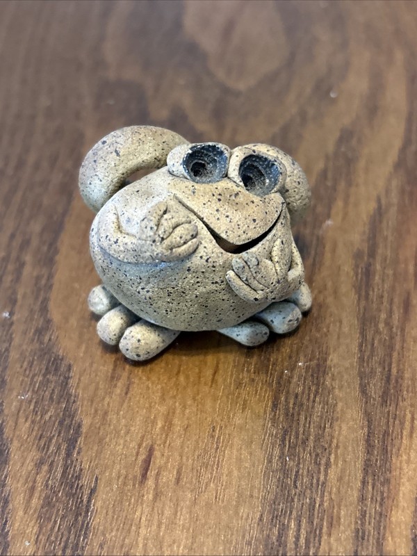 Frog Hand Made Stone Pottery