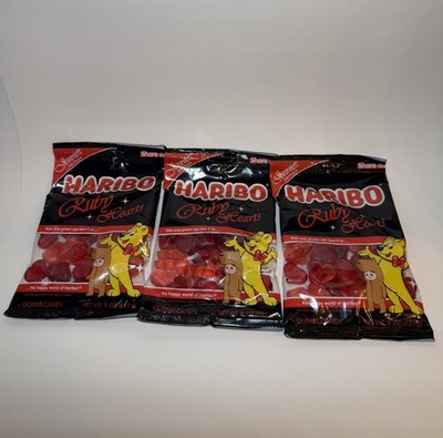 Haribo Jennie Ruby Hearts - Jennie's Edition Share Size 8oz (Lot of 3) - New