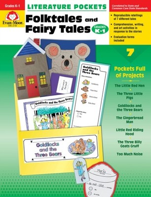 Literature Pockets: Folktales & Fairy Tales,  by Evan-Moor Corporation PAPERBACK