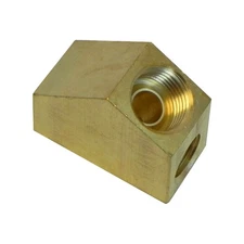 INLINE TUBE 67-68- 69 CHEVELLE  PUMP TO CARB CARBURETOR FUEL DUEL BRASS BLOCK