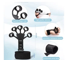 5 PCS Grip Strength Trainer Kit, Hand Gripper Strengthener, Forearm Strengthener