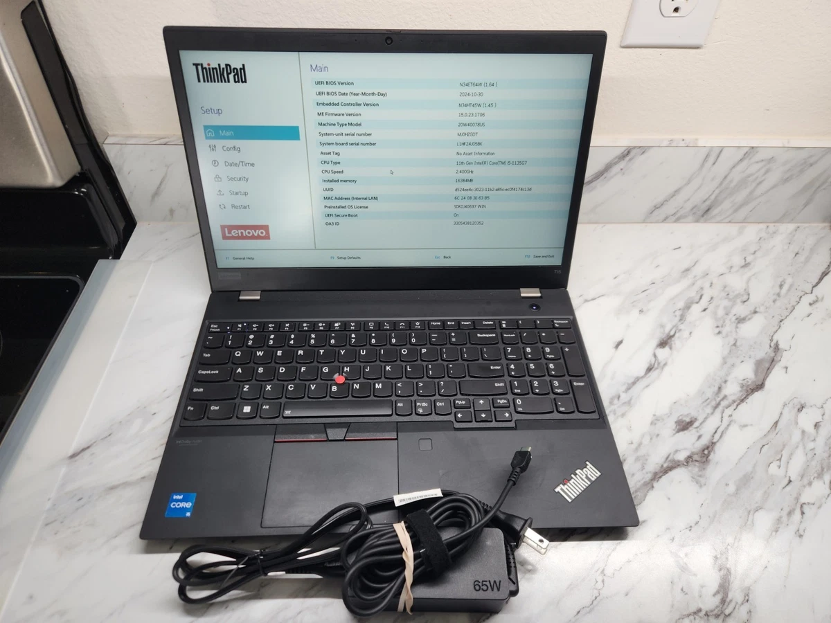 美品 ThinkPad T15 Gen2 i5 16G SSD FHD オフィス Lenovo ThinkPad t15