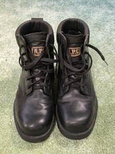 APC steel toe cap work Boots Size Ten 10 Black Leather