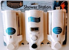 Aviva Shower Station with Built‑In Radio – Dual Soap/Shampoo Dispenser – NEW