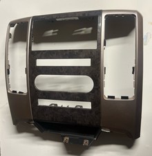 2009-2012 Dodge Ram  1500 2500 Dash Radio Bezel Trim Peacock Wood Rare
