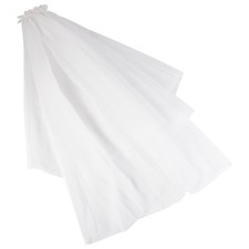  1pc sposa abito da sposa velo semplice corto velo da sposa copricapo da sposa