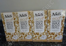4 Nad's ECO Salon Wax Beads Refill with Tea Tree Oil Hair Removal 10.6 oz. NEW