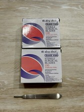 Glass Van Surgical Blades #10, 2x 100ct + Scapal