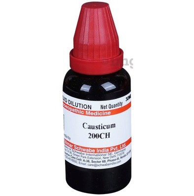 Willmar Schwabe India Causticum 200 CH (30ml)  LONG EXPIRY