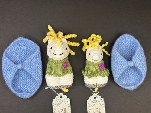 Handmade Swaddle Unicorn Pocket Plush Set - Bild 4 von 8