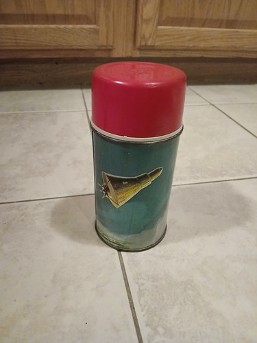 Vintage 1963 King-Seeley NASA Space Astronaut Mercury Thermos Clean Excellent! - Picture 1 of 7