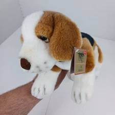 Russ Berrie Beagle Dog 12" Purebred Puppies Plush Toy Item 4382 with Tags