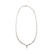 5.00 ct Diamond Necklace 16.5 in 14k White Gold