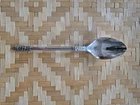 Wallace Sterling  Aegean Weave  Sterling Silver Serving Spoon 9" Long