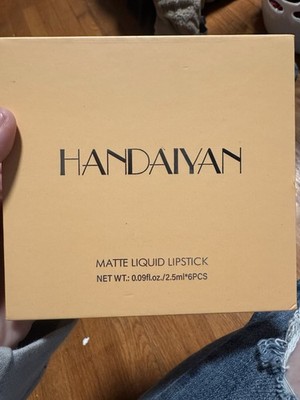 2X Handaiyan Matte Autumn Winter Set Liquid Lipstick - 6x2.5ml - 6 Pack