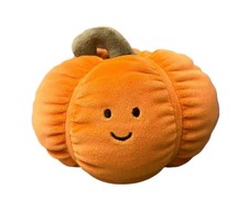 Jellycat Vivacious 6" Pumpkin Beanie Velour NWT includes dust bag