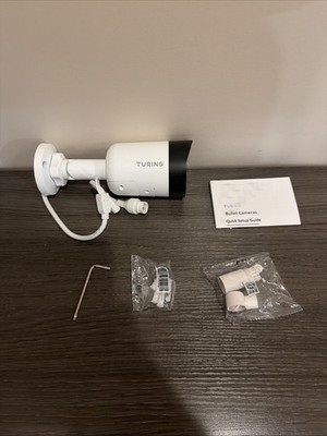 Turing TP-MBAD8M28 8MP Active Deterrence Bullet IP Camera - White