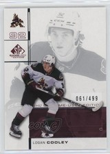 2023 Upper Deck SP Game Used 2001 Retro Rookies Crossover 61/499 Logan Cooley RC