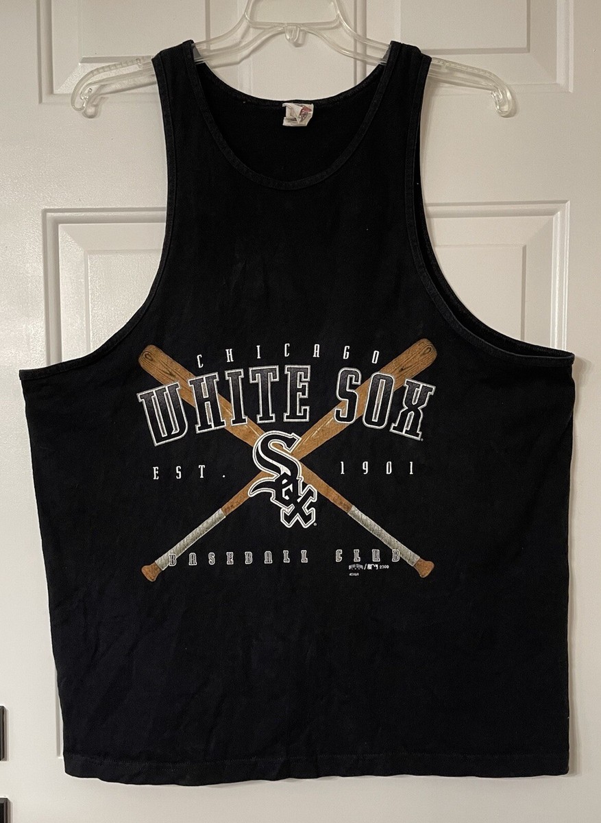 Chicago White Sox Baseball Club Black Sz 2XL Tank Top SPT757 | eBay