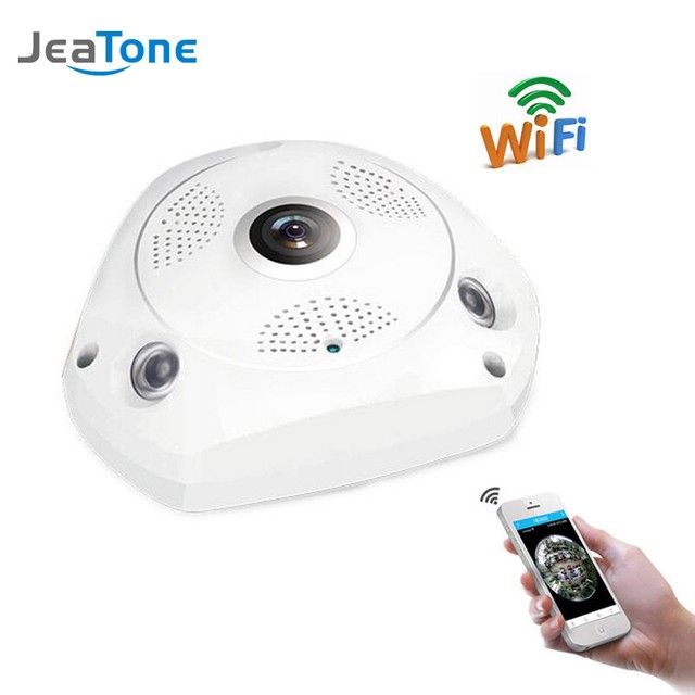 360 Degree Panoramic Camera Ip Fish Eye Hd 1080p 2 0mp Wifi Ptz 3d Vr Ir Camera