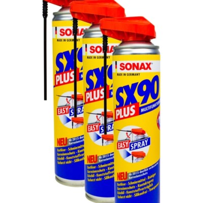 SONAX 3X 04744000 SX90 Rostlöser Plus mit EasySpray 400 mL