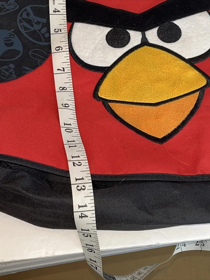 Bolso para portátil Angry Bird, bolsa de gimnasio para llevar todo.Correas y bolsillos ajustables.Amplio. Foto 3 de 4