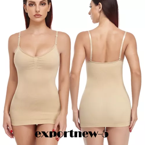 Women's Built In Bra Camisole Tank Top Vest Body Shaper Tummy Control Shapewear - Bild 25 von 25