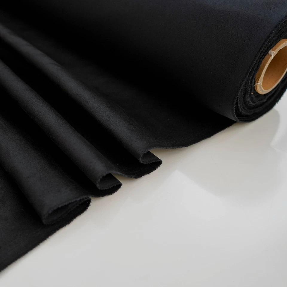 Black Headlining Material Stretch Suede Fabric for Car Auto Headliner & Trim - Image 4 of 4