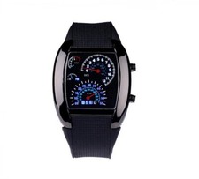 Unisex Sports watch, speedometer style LED Di...