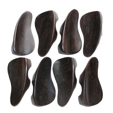 10PCS NEW Natural Color EBONY VIOLIN CHINREST Ear shape 4/4 chin rest