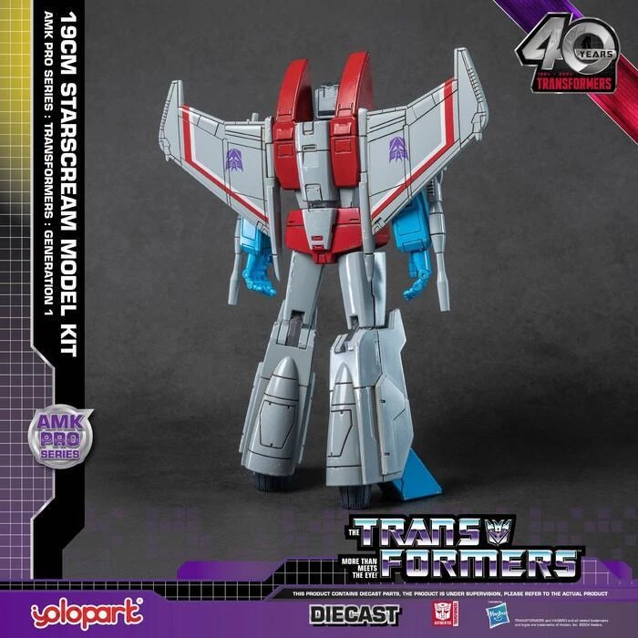 TRANSFORMERS - Generation One AMK Pro - Starscream Plastic Model Kit Yolopark - Photo 3/4