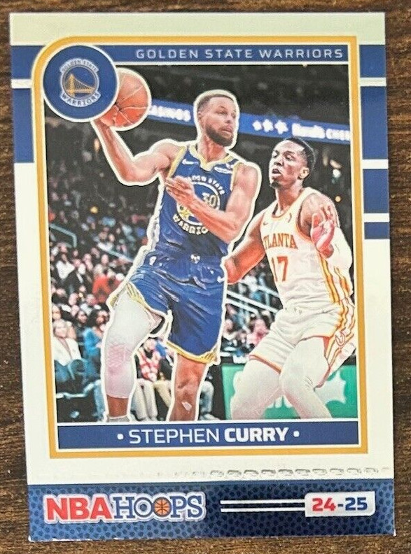 Stephen Curry 2024-25 Panini NBA Hoops Base #141 - Silver Premium