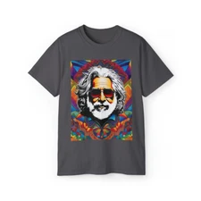 Jerry Garcia Grateful Dead Psychedelic Unisex Ultra Cotton Tee Grateful Dead Tee
