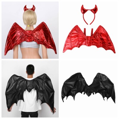 red costume wings