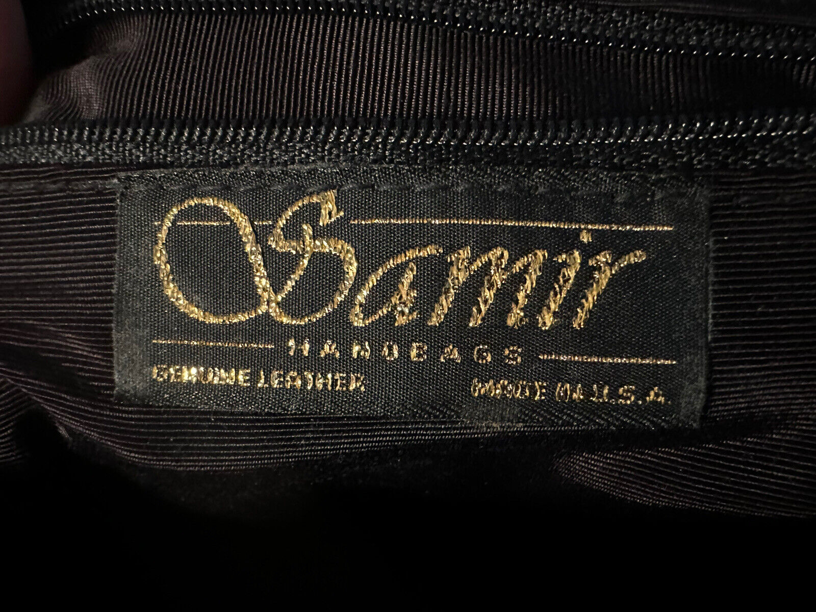 Vintage Leather Samir Purse crossbody 90’s 80’s g… - image 4