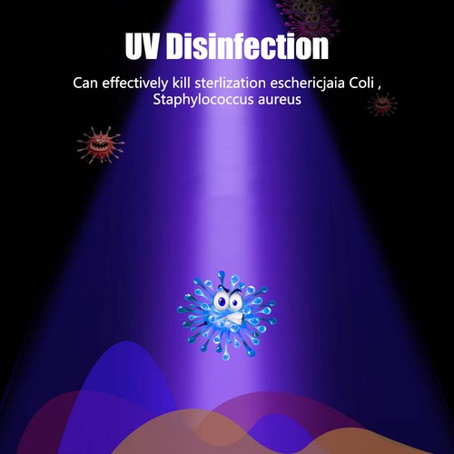 UV 3*LED Taschenlampe 365nm Scorpion Bernstein Schwarzlicht Handlampe &AKKU Kit - Bild 4 von 13