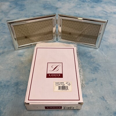 Lawrence Frames 510764D Lawrence Frames 4x6 Silver Hinged Horizontal