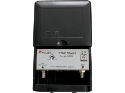 Wolsey LTEWFAV 25 way TV aerial Variable Masthead Amplifier