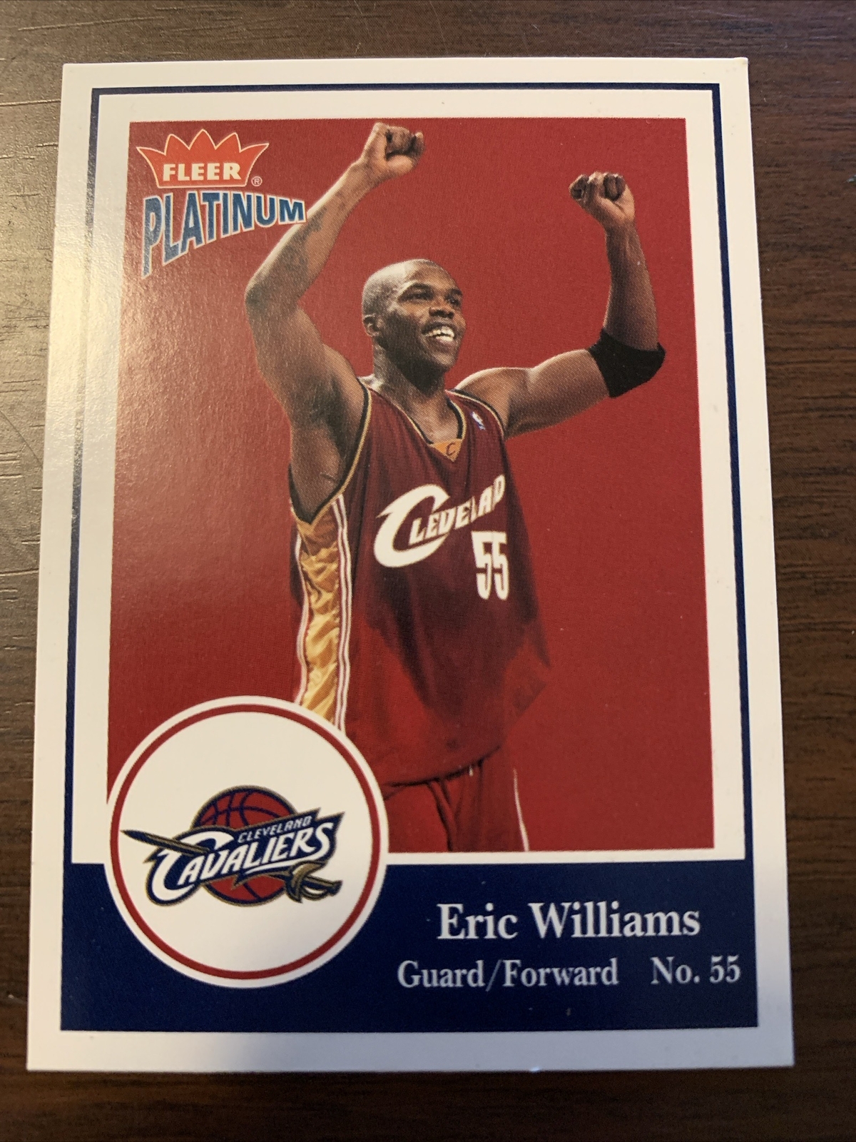 2003-04 Fleer Platinum Cleveland Cavaliers Basketball Card #32 Eric Williams