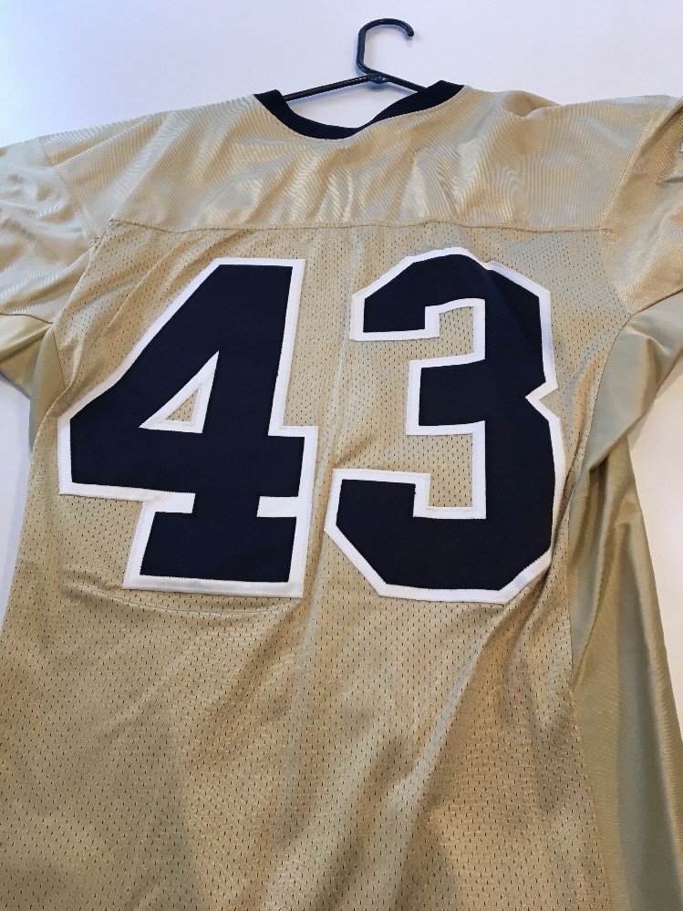 Maillot D'entraînement Notre Dame Fighting Irish 2006 - Taille 46 Large, Issu D'équipe