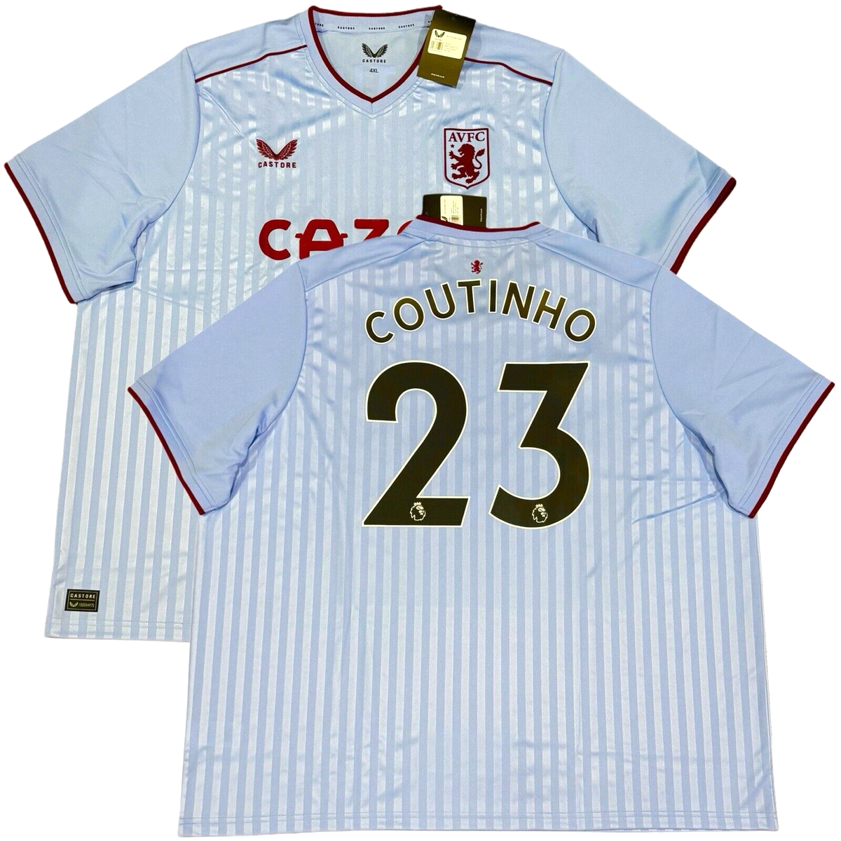 コウチーニョ　アストン・ヴィラ　ユニフォーム　2022-23 CASTORE コウチーニョ アストン・ヴィラ ユニフォーム 2022-23 CASTORE