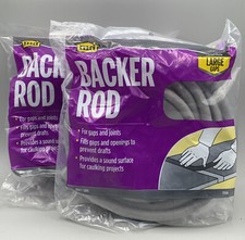 2 Pack M-D Building Products 71506 Gray Backer Rod 5/8 in. x 20 ft