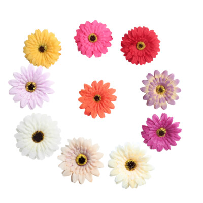 20er Klein Kunstblumen Köpfe Blütenköpfe Seiden Blumenköpfe Dekor für DIY