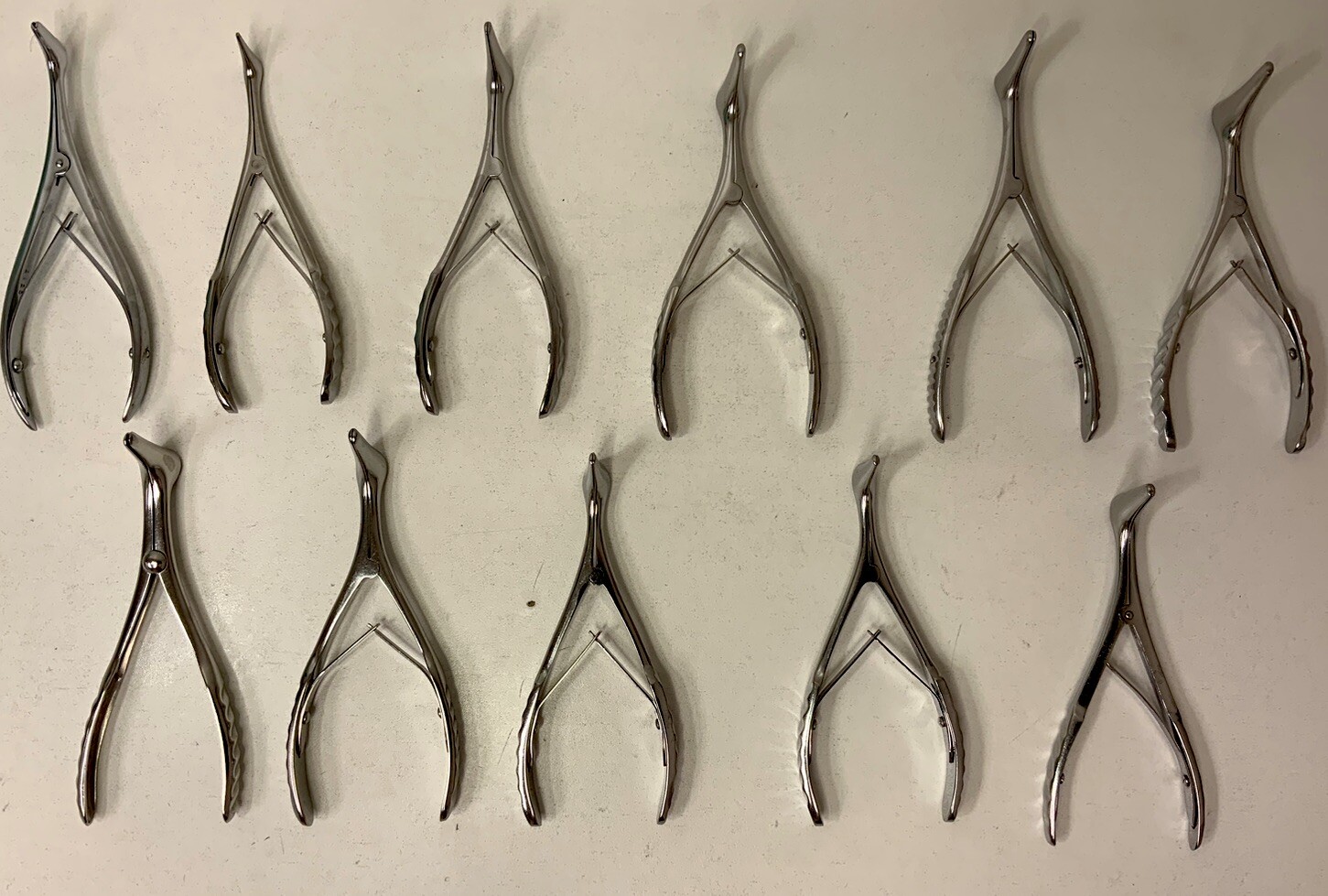 Set of 11 Nasal Specula Various Brands