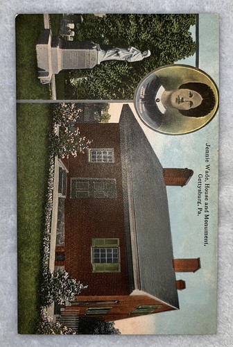 Vintage Early 1900’s Postcard - (R37851) Jenny Wade House & Gettysburg, PA. - Picture 2 of 4