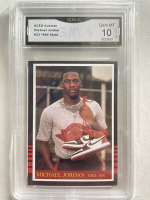 ACEO Custom Michel Jordan 1985 Style NIKE AIR JORDAN #23